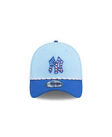 New Era Men's Light Blue/Blue York Yankees 2025 Fourth of July 39THIRTY Flex Hat
