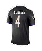 Nike Men's Zay Flowers Black Baltimore Ravens Alternate Legend Jersey