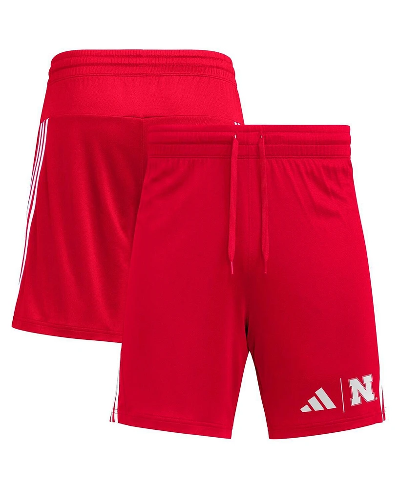 Adidas Men's Scarlet Nebraska Huskers Aeroready 7" Shorts