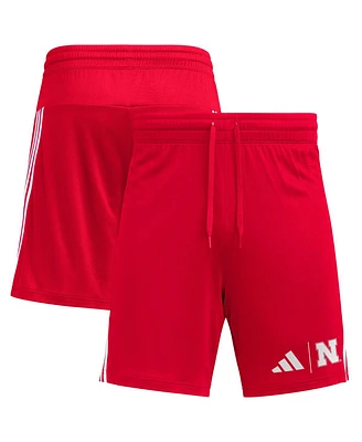 Adidas Men's Scarlet Nebraska Huskers Aeroready 7" Shorts