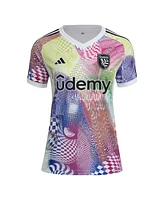 Adidas Women's White San Jose Earthquakes 2025 Pride Pre-Match Jersey