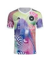 Adidas Men's White Charlotte Fc 2025 Pride Pre-Match Jersey