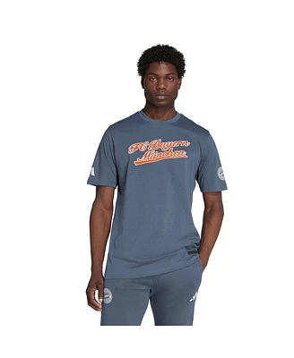 Adidas Men's Anthracite Bayern Munich Us Pack T-Shirt