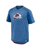 Fanatics Men's Blue Colorado Avalanche Authentic Pro Rink Tech T-Shirt