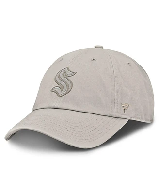 Fanatics Men's Gray Seattle Kraken Authentic Pro Road 2 Adjustable Hat