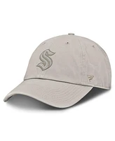 Fanatics Men's Gray Seattle Kraken Authentic Pro Road 2 Adjustable Hat