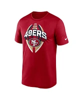 Nike Men's Scarlet San Francisco 49ers Big Tall Primetime Legend Icon Performance T-Shirt