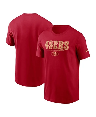 Nike Men's Scarlet San Francisco 49ers Sideline Performance T-Shirt