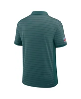 Nike Men's Midnight Green Philadelphia Eagles Sideline Victory Stripe Performance Polo Shirt