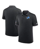 Nike Men's Detroit Lions Sideline Victory Stripe Performance Polo Shirt