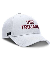 Nike Men's White Usc Trojans Rise Practice Adjustable Hat
