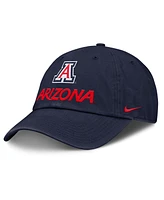 Nike Men's Navy Arizona Wildcats 2025 Sideline Club Adjustable Hat
