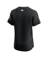 Nike Men's Black New York Mets Alternate Elite Jersey
