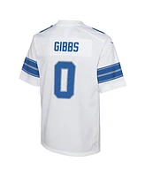 Nike Big Boys and Girls Jahmyr Gibbs White Detroit Lions Game Jersey