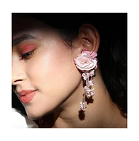Sohi Maxi-Floral Drop Earrings