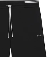 Boss by Hugo Men's Cotton-Blend Stripe Detail Shorts