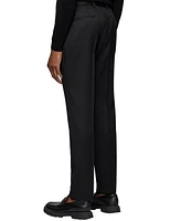 Boss by Hugo Men's Virgin-Wool Serge Slim-Fit Pants