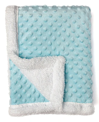 3 Stories Trading Baby Mode Signature Infant Popcorn Mink Sherpa Blanket