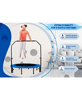 Plexalife Mini Trampoline for Adults - Rebounder Exercise Fitness Indoor/Outdoor Trampoline