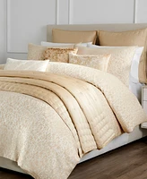 Donna Karan Home Fragment Woven Duvet Cover