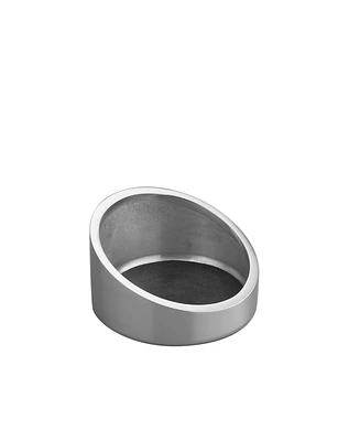 Nambe Tilt Wine Coaster, 4.5" x 2.5"
