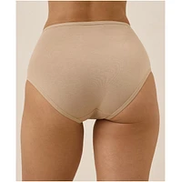 Pact Organic Cotton Everyday High Rise Brief 6-Pack