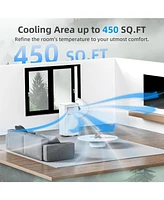 Zafro 10,000 Btu Portable Ac, 3-in-1 with Fan & Dehumidifier, Fast Cooling, Sleep Mode, 24H Timer, Easy Setup & Move – for Home, Bedroom, Offic