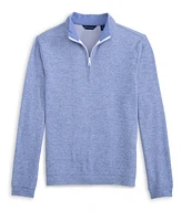Scott Barber Men's Marled Performance Sweater, Country Blue