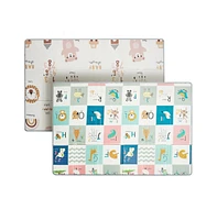 Soft Baby Activity Play Mat Double-Sided Floor Mat for Crawling Toddlers