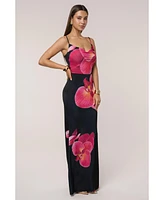 Jluxlabel Women's Floral Radiance Maxi Skirt