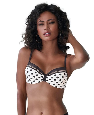 Lascana Women's Mix Print Underwire Bikini Swimsuit Top