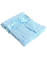 3 Stories Trading Baby Boy Cable Knit Cotton Blanket