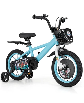 14 Inch Kids Bike for 3-8 Years Old Sport Bicycle with Adjustable Handlebar and Saddle