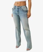 True Religion Women's Ricki Relaxed Big T Flap Jeans