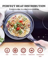 Alva Energy Ceramic Nonstick Griddle Pan, Non-Toxic Pfas, Pfoa, Ptfe Free, Pancake Pan Compatible with All Cooktops & Induction Safe - 11"