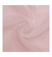 Kate Aurora Hotel Lux 2 Piece Rose Pink Rod Pocket Sheer Curtain Panels