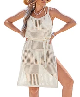 Cupshe Women's Here and Now Beige Cover-Up Midi Beach Dress