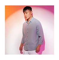 Campus Sutra Men's Ash Grey Pavement Shirt