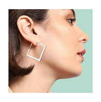 Sohi Geometric Hoop Earrings