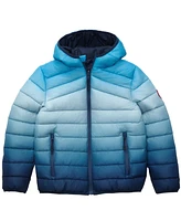 Rokka&Rolla Little and Big Boys' Reversible Lightweight Puffer Jacket