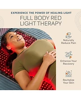 LifePro Infrared Red Light Therapy Body Blanket – Full-Body Mat with 3 Modes for Pain Relief, Recovery & Wellness – 660nm & 850nm Wavele