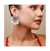 Sohi Pellet-Swirl Drop Earrings
