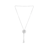 Sohi Floral-Crystal Negligee Necklace