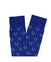 Trafalgar Men's Lucky Horseshoe Mid-Calf Pima Cotton Dress Novelty Sock (1 Pair)