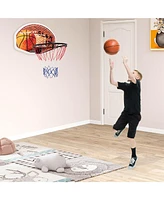 Wall Mounted Fan Backboard With 2 nets Basketball Hoop and Rim Outdoor Indoor Sports