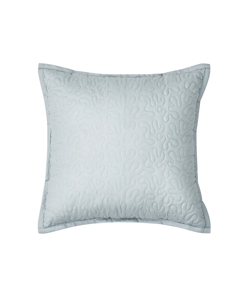 Royal Court Evergreen Quilted Square Decorative Pillow, 16" x 16"