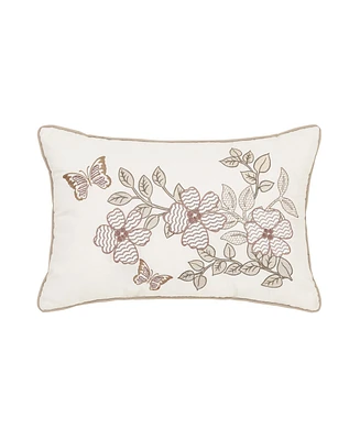 Royal Court Rosewood Boudoir Decorative Pillow, 13" x 21"