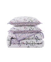 Royal Court Nola Floral 3-Pc. Quilt Set, Twin/Twin Xl