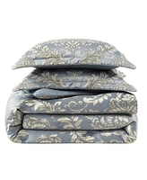 Royal Court Lorenzo Damask 3-Pc. Comforter Set, Full/Queen