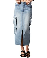 Blue Revival Women's Cargo Major General Midi Skirt